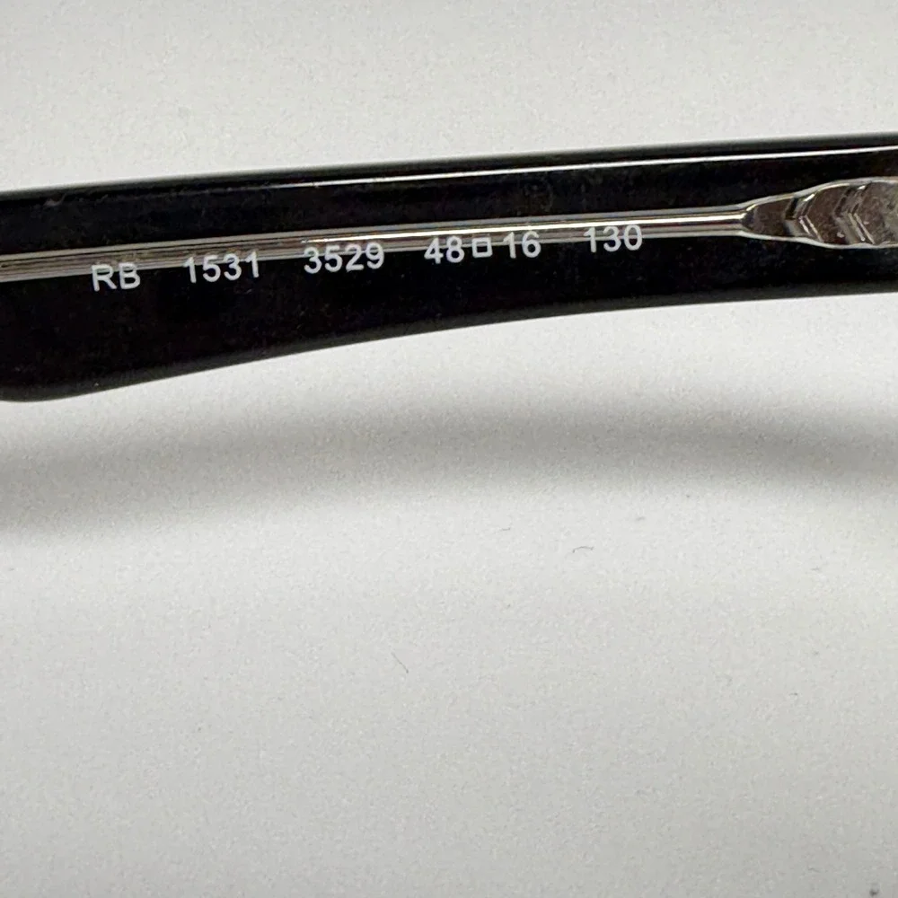 Ray-Ban RB 1531 3529 Black Eyeglasses Frames 48-16-130 Kids Junior 21799‎